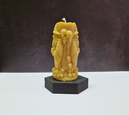 Kerze Zauberer im Wald Motiv