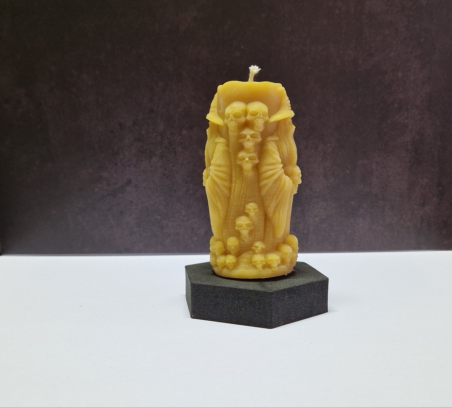 Kerze Zauberer im Wald Motiv